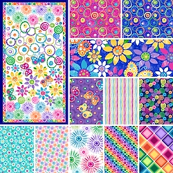 Blank Quilting Pocketful of Sunshine Full Collection without the Panel